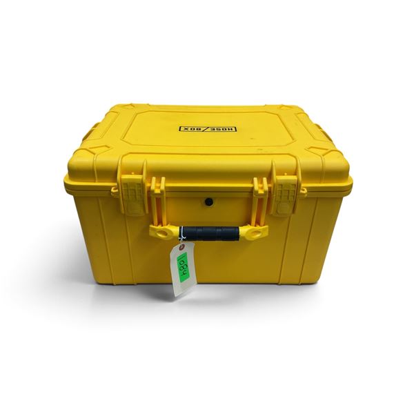 Hose Box, Yellow 22" X 17" X 13", Lockable