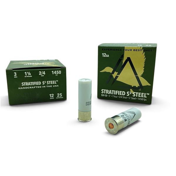 Apex Stratified 12 Gauge 3" # 2 & 4 Shot Ammunition, 50 Rounds
