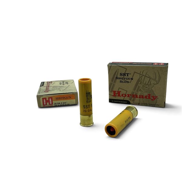 Hornady 20 Gauge 2 3/4" 250 Grain SST Slug Ammunition, 10 Rounds