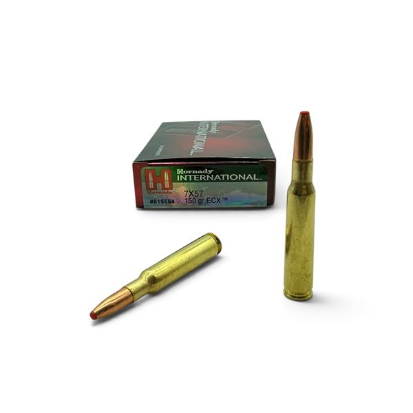 Hornady International 7 X 57mm 150 Grain ECX Ammunition, 20 Rounds