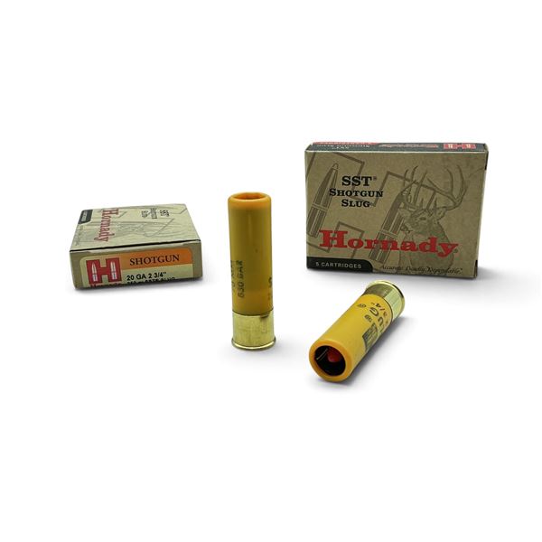 Hornady 20 Gauge 2 3/4" 250 Grain SST Slug Ammunition, 10 Rounds