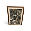 Image 1 : Framed Wolf Family Portrait Print, Total Size is 27" X 36",  ** Pick Up In Store, Only**