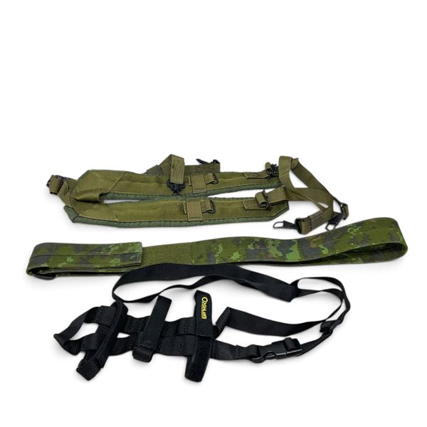 Tactical Suspenders, Surplus Belt Up to 42",  Holder