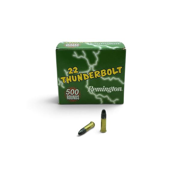 Remington Thunderbolt 22LR, 40 Grain LRN Ammunition, 500 Rounds
