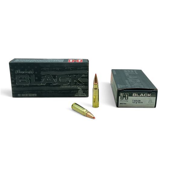 Hornady Black 7.62x39, 123 Grain, SST Ammunition, 40 Rounds
