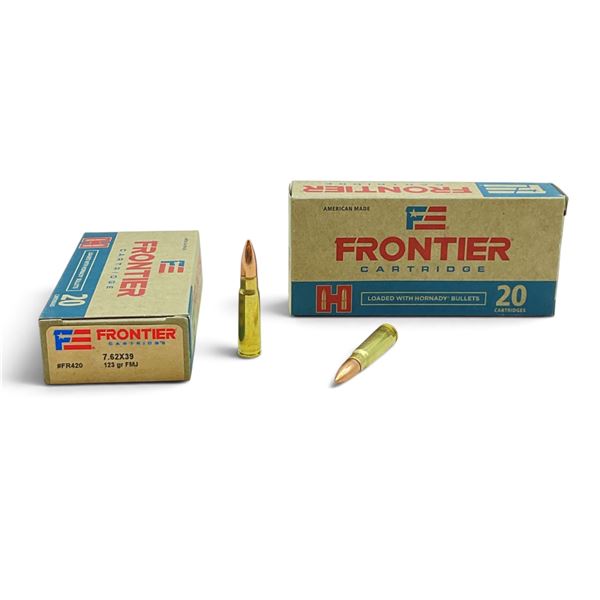 Frontier 7.62x39, 123 Grain FMJ Ammunition, 40 Rounds