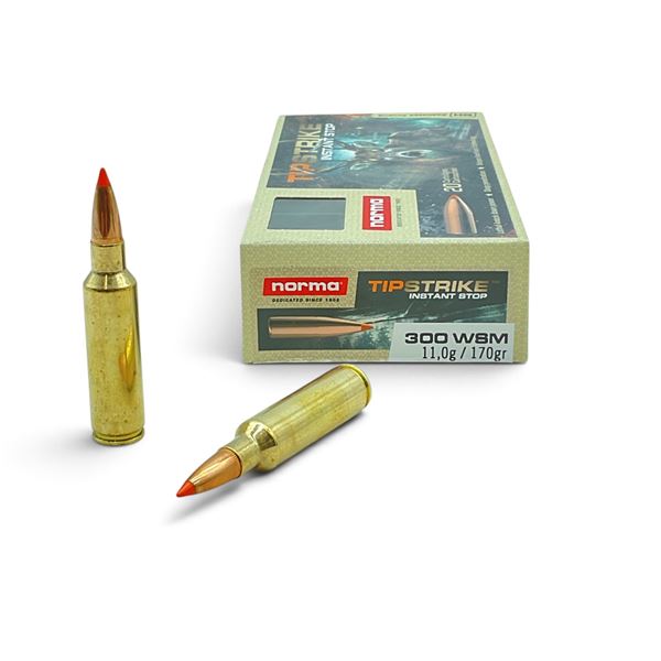 Norma Tipstrike 300 WSM, 170 Grain Tipstrike Ammunition, 20 Rounds