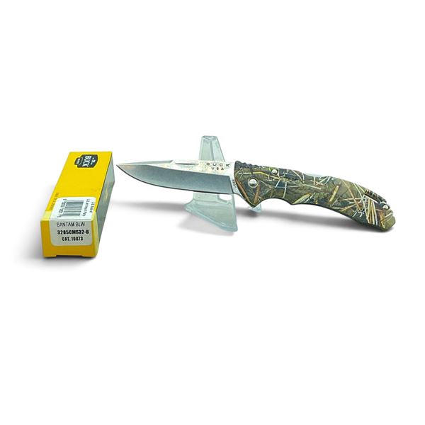 Buck knives Bantam BLW Folding 3-1/8" muddy waters knife, New
