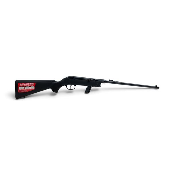 Savage 64 Take Down Rifle .22LR 16.5" Barrel Black Synthetic Stock With Soft Case