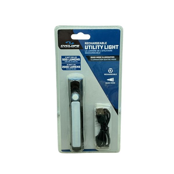 Cyclops Rechargeable Utility Light 500 Lumens, New