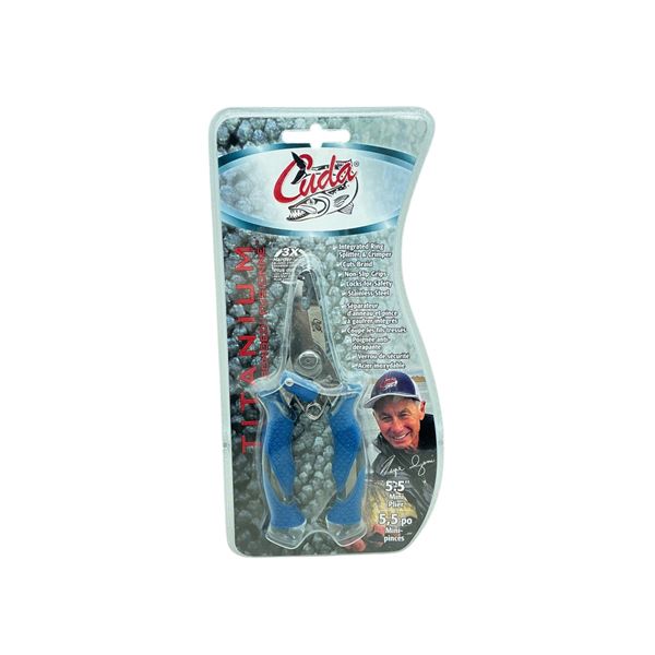 Cuda Titanium Bonded 5.5" Mini Plier, New