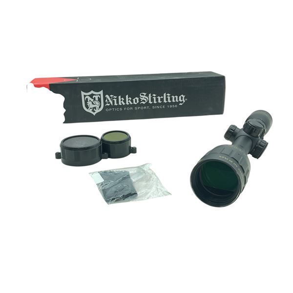 Nikko Stirling Game King 3.5-10X 44mm AO Illuminated Scope with 4Plex Reticle