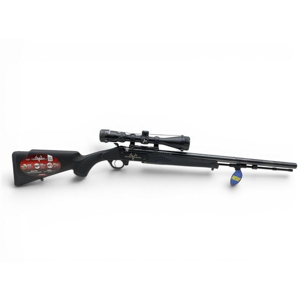 Traditions Buckstalker XT .50Cal Single Shot Black Powder Rifle Black 24" Barrel With 3-9X40 Scope,