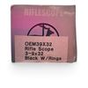Image 3 : Bushnell 3 - 9X 32mm Rifle Scope with Duplex Reticle