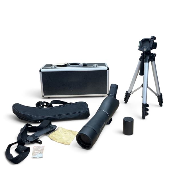 Meade 20 - 60X 60 mm Spotting Scope with Tripod in Case