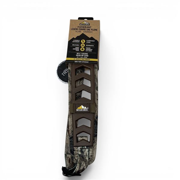 Butler Creek Featherlight Rifle MP Camo Sling With Swivel, New