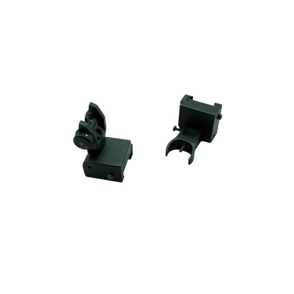 Flip-up Iron Sight Aluminum Front and Rear Sight