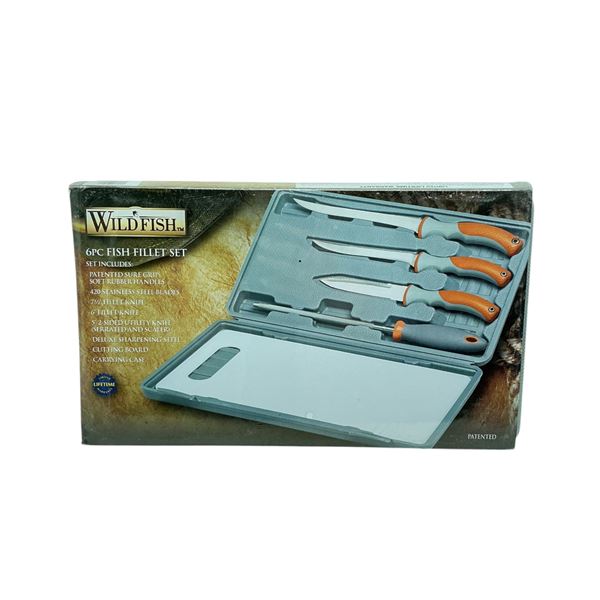 Wildfish 6 Piece Fish Fillet Set, New