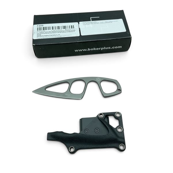 Boker Plus EDC Skeletonized 3" Blade Survival Knife with Sheath, New