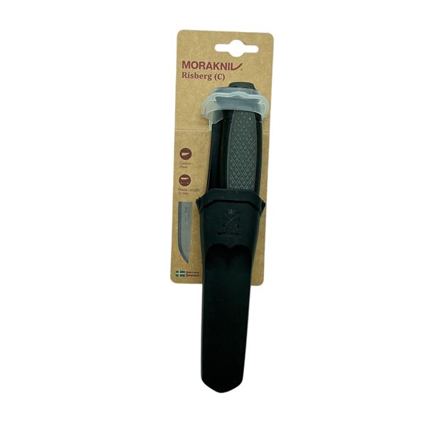 Morakniv Risberg Carbon Steel 3.58" Fixed Blade pink With sheath, New