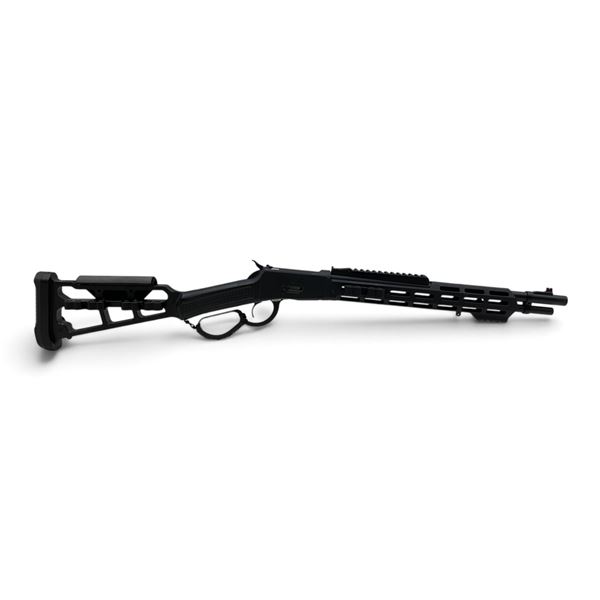 Canuck Wrangler Blackout Lever Action Rifle .357 Mag 16.5" Threaded Barrel Black Skeleton Stk, New