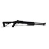 Image 1 : Canuck Pump Action Shotgun 12Ga 3" Chamber 24" Barrel Heat Shield Black Adjustable Stock