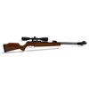 Image 1 : Browning Under Lever Single Shot .177 Cal Pellet Air Rifle Wood Stock Under 495FPS W/3-9X40 Scope