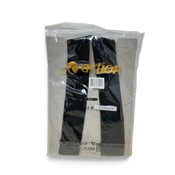Action Suspenders, Black, New