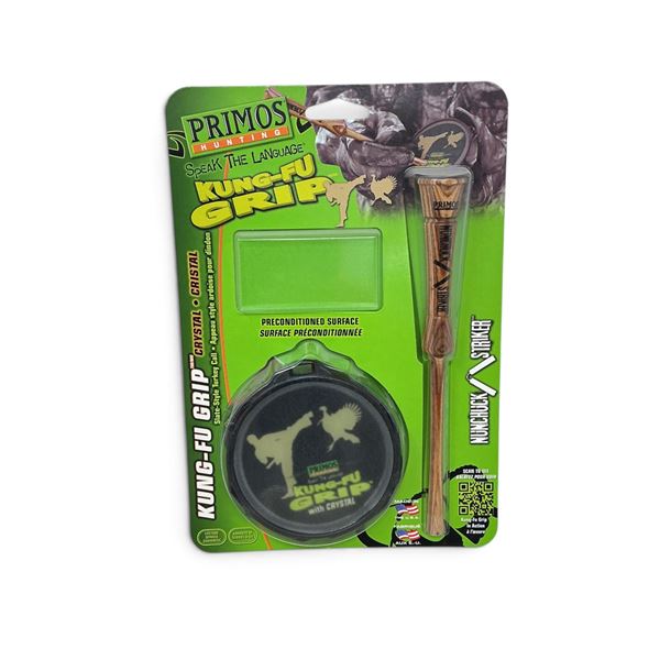 Primos Kung-Fu Grip Crystal Turkey Call, New