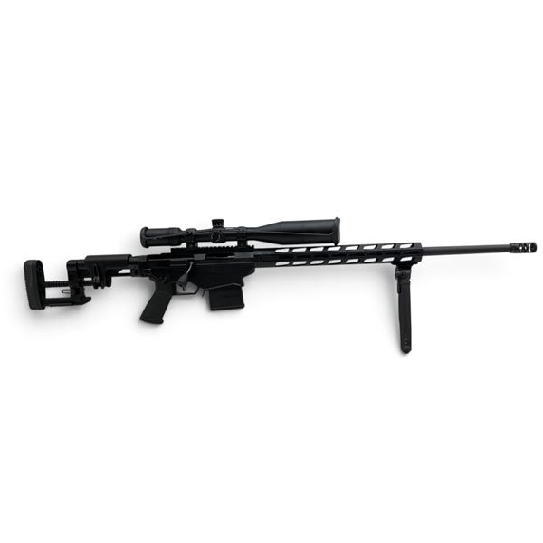 Ruger Precision Bolt Action Rifle 6.5 CM 24" Barrel Adj. Folding Stock W/ Vortex 4-24X50 And Bipod