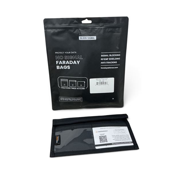 Faraday Defense Jacket Pro No Signal Bag, 8" X 45", New