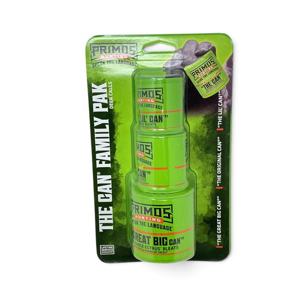 Primos 'The Can Family Pak' Deer Call Pack, New