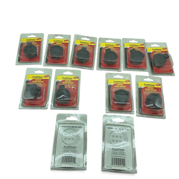 Traditions Rugged Scope Cover, (Ocular Lens) Size 1.550" X 6, Size 1.516" X 6