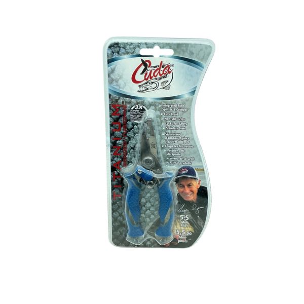 Cuda Titanium Bonded 5.5" Mini Pliers, New