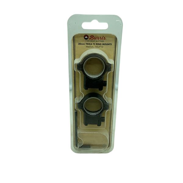 Burris 30mm Medium Height Ring Mounts for Tikka t3