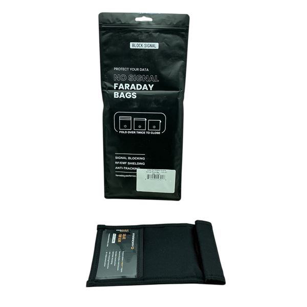 Faradayo Jacket Pro Faraday Cordura 8.5" X 4.5" Phone Bag, New