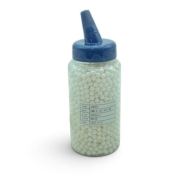 Biodegradable 6 mm Airsoft BB Pellets, Approx 2000 Qty