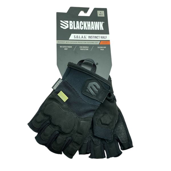 BlackHawk SOLAG Instinct Half Utility Gloves, Size Small