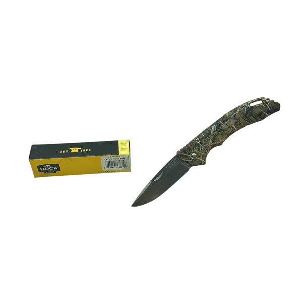 Buck Knives Bantam BLW Folding 3-1/8" Blade Knife, Muddy Water Camo, New