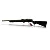 Image 2 : Savage Mark II Bolt Action Rifle 22LR 16.5" Heavy Threaded Barrel Green And Black, New Display Model