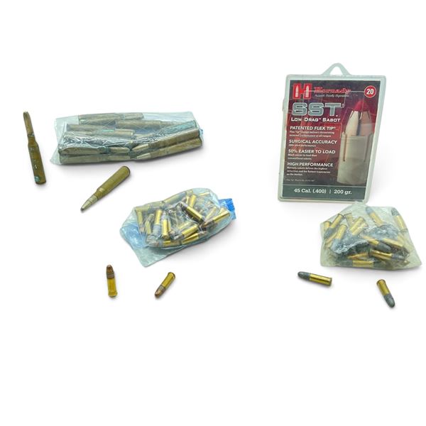 Hornady SST Sabot 45 Cal 200 Grain Projectiles, 22 LR Ammunition, Assorted Rifle Ammunition