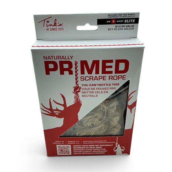 Tink's Primed 32" Scrape Rope, New
