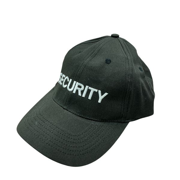 Black Security Hat