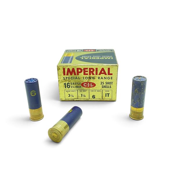 Imperial Special Long Range 16 Ga 2 3/4" #6 Shot, Approx 21 Rounds