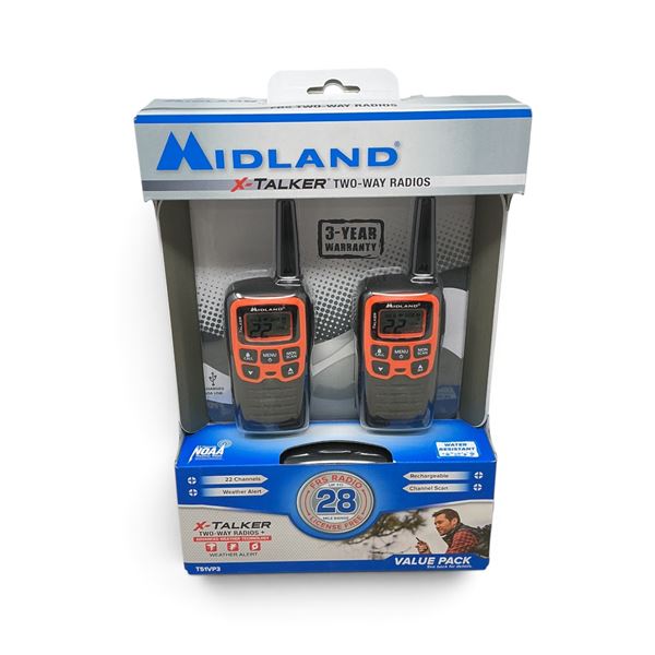 Midland X-Talker Two-Way Radios, Value Pack