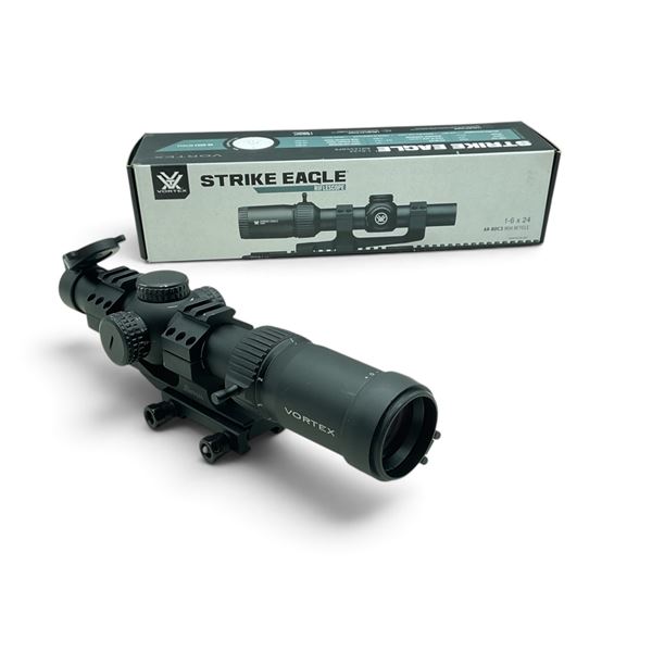 Vortex Strike Eagle 1 -6X 24 mm Rifle Scope with AR-BDC3 MOA Reticle on Burris P.E.P.R. Mount