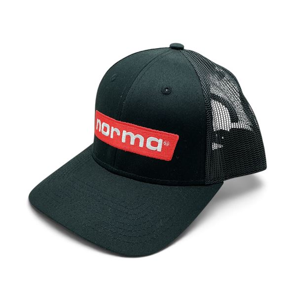 Norma Black Mesh Hat