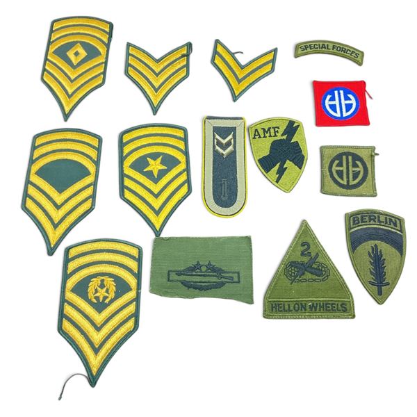Assorted US Army and West German Insignia