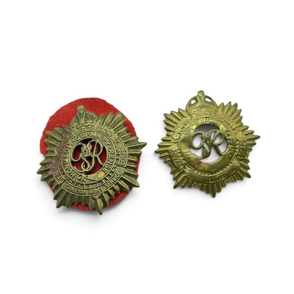 Royal Canadian Army Service Corps Cap Badges