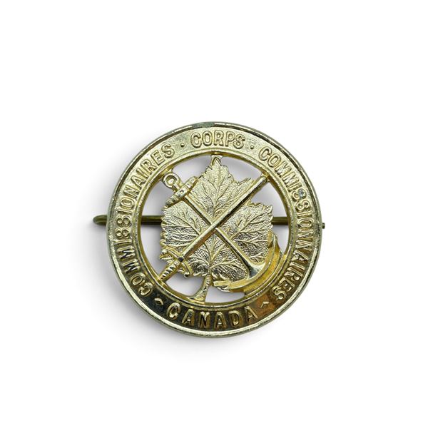 Canadian Corps Of Commissionaires Cap Badge